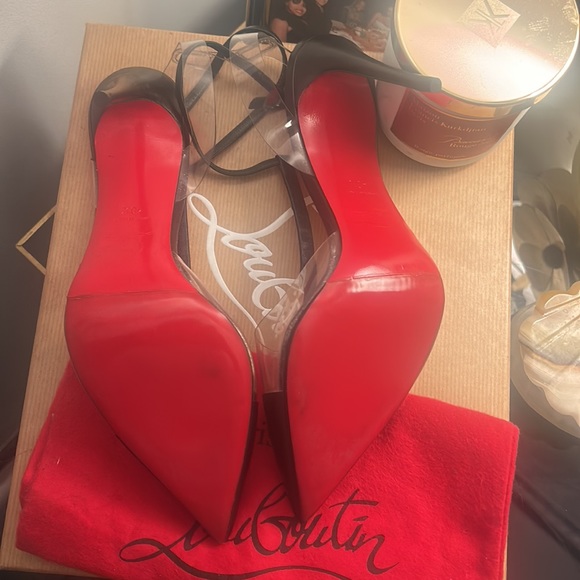 Christian Louboutin Nosy Spikes 100 KID/PVC - Picture 9 of 16